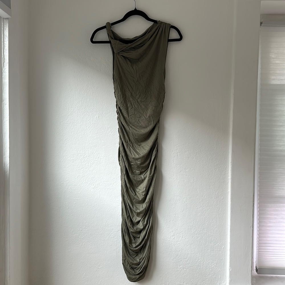 Lulús Maxi Dress in Olive